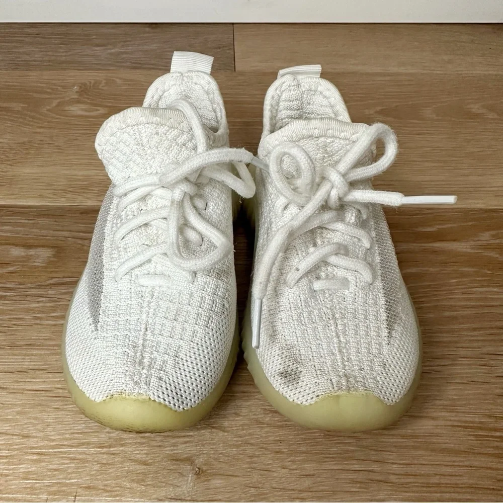 Kids Toddler Unisex Athleisure White Sneakers, Size 7